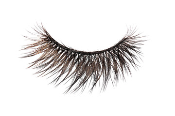 Eyelashes, glittery, brown