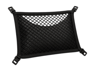 Waterproof SUV trunk net ideal for transporting wet beach towels and swimsuits.