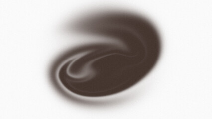 Misty Brown Espresso Swirl on Textured White Space