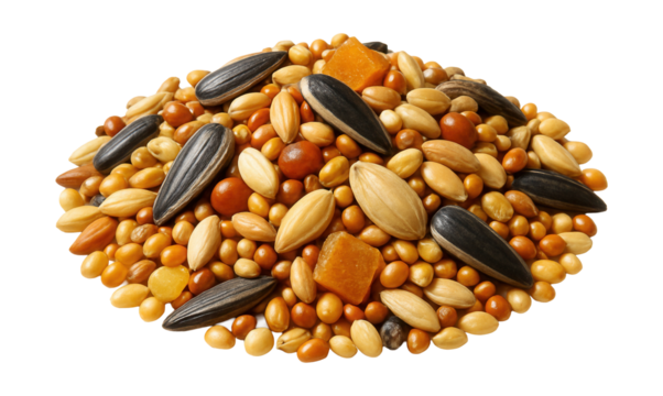 Birdseed blend ideal for balcony aviaries.