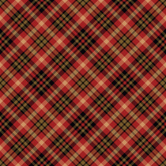 Checkered design for prints.Seamless red, black color check pattern.Repeating patern plaid.  Repeated tartan fabric.Vector scottish fabriс. Ekose texture. Madras flannel.Checker line.Stripe gingham.