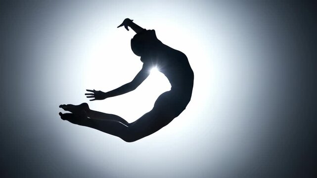 silhouette of a woman