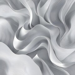 Gray Silver wave abstract vector background Generative Ai