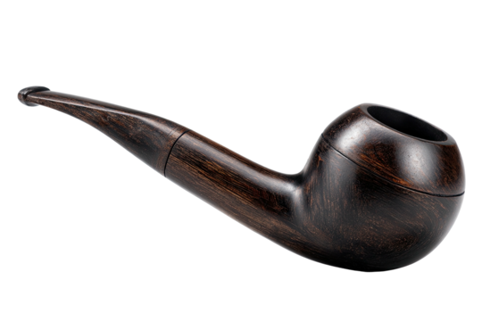 Dark wooden smoking pipe (1)