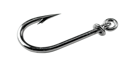 Close-up of a fishing hook