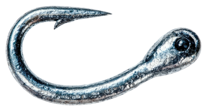 Fishing hook close-up