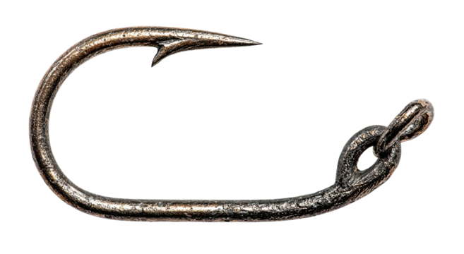 Close-up of a fishing hook (1)