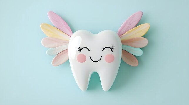 Cartoon tooth character art high resolution picture