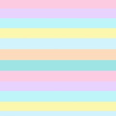Cute seamless vector pattern with pastel colors stripes background