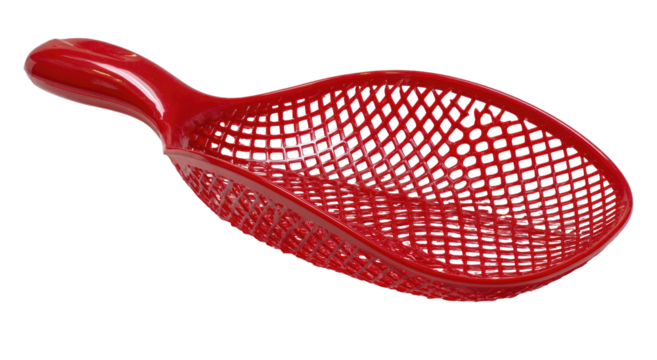 Red,  sculpted,  kitchen utensil