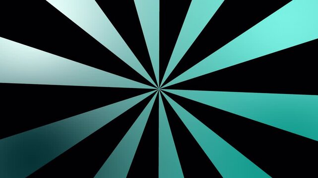 Teal Radial Burst Abstract Background Design Element for Presentations