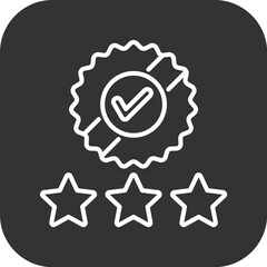 Approved process icon featuring gear symbol and checkmark representing success icon Work efficiency icon set. A minimalist vector icon set featuring gear tick symbols, perfect for technology and 