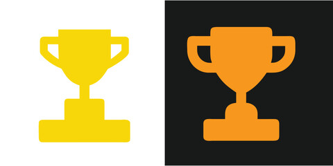 Award Trophy Achievement Winner Symbol Vector Design