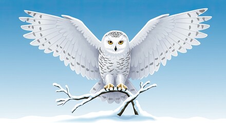 owl in the sky