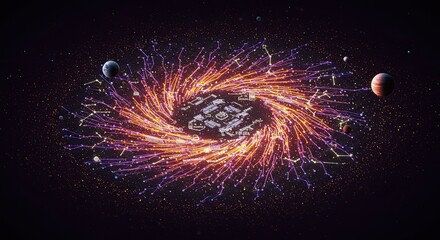 planet earth in space