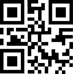 QR code icon. Access to information using a smartphone or other scanning device. Availability of a readable link or data. Warning symbol. Marking on a package. Signs on a box. Matrix code.