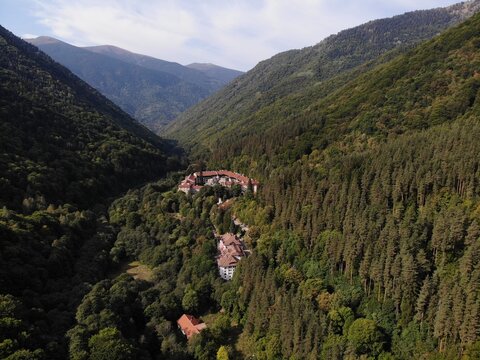 Flugbild Rila-Kloster