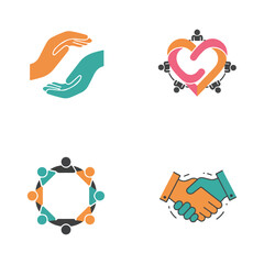 Concepts of care, community, unity, and partnership.