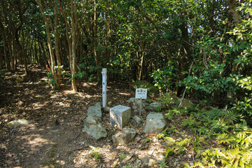 愛媛県愛南町　由良山三角点