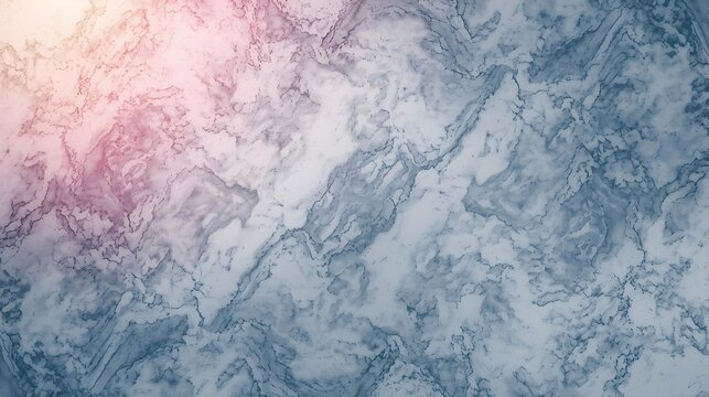 Elegant marble texture with subtle pink and blue hues creates a sophisticated and calming backdrop for modern designs and creative projects offering a touch of luxury