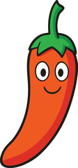 Vegetable Chili vector eps