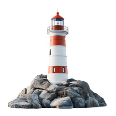lighthouse isolated on transparent background