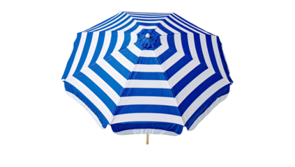 Blue and white striped umbrella (2)