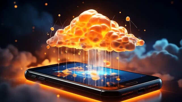 Cloud Computing on Mobile - A Futuristic Technology Concept.