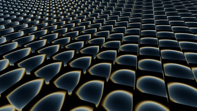 Unique patterns of grey geometric shapes create striking visual appeal in modern design