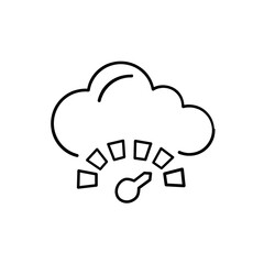 Clouds Icon Vector