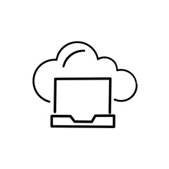 Clouds Icon Vector
