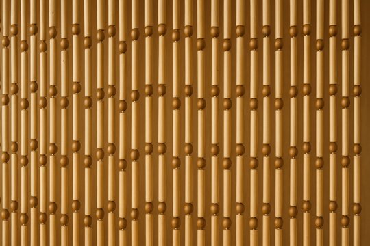 Decorative Bamboo Beaded Curtain for Room Divider and Home Decor