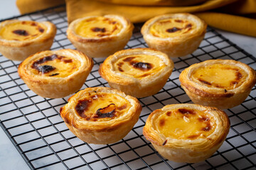 Typical Portuguese custard pies - 