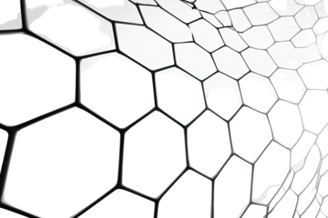 Abstract geometric honeycomb pattern