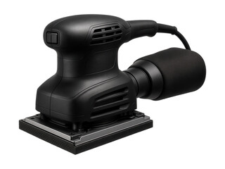 Portable orbital sander with a rectangular pad for woodworking tasks.