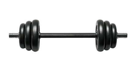 Black dumbbell