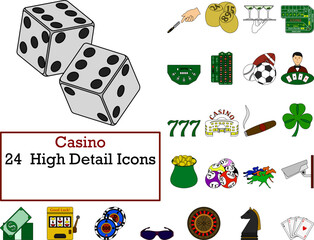 Casino Icon Set