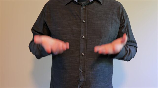 What is the Six Seven 6-7 Slang Trend - Man Demonstrates Popular Hand Gestures