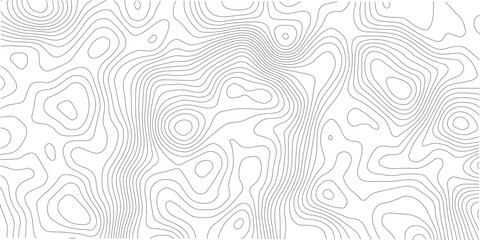 Black and white lines seamless Topographic map patterns. Vintage outdoors style. The stylized height of the topographic map contour in lines and contours isolated on transparent.