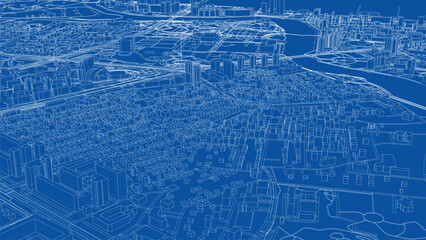 Detailed City Blueprint