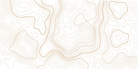 Black and white lines seamless Topographic map patterns. Vintage outdoors style. The stylized height of the topographic map contour in lines and contours isolated on transparent.
