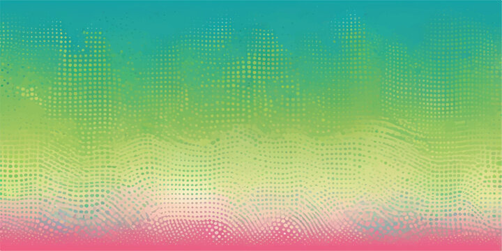 Abstract colorful background pattern with grunge texture, digital design featuring blue and green gradient lines for a futuristic wallpaper illustration