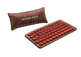 Advanced acupressure mat and pillow for modern wellness and pain relief