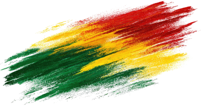 Vibrant abstract paint stroke - Powered by Adobe