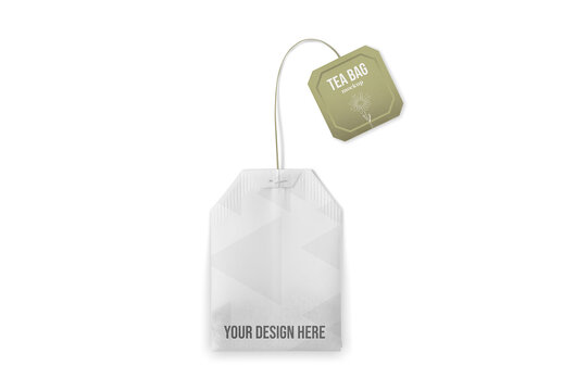 Tea Bag mockup