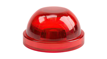 Red dome-shaped object