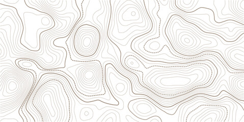 Luxury abstract Topographic line map. Modern design with white background with topographic wavy pattern design.