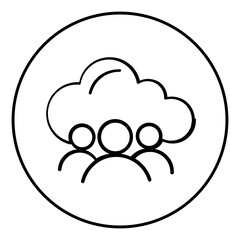 Clouds Icon Vector