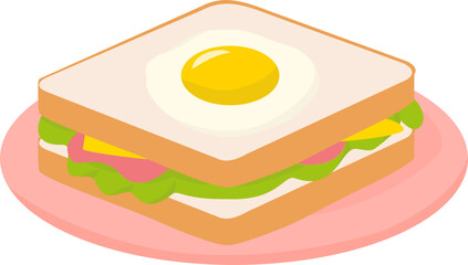 fried egg on toast