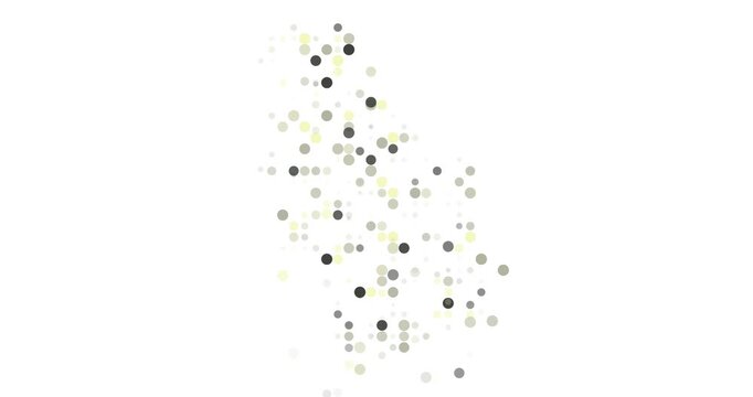 Abstract Circles Visualization of Serbia Geography